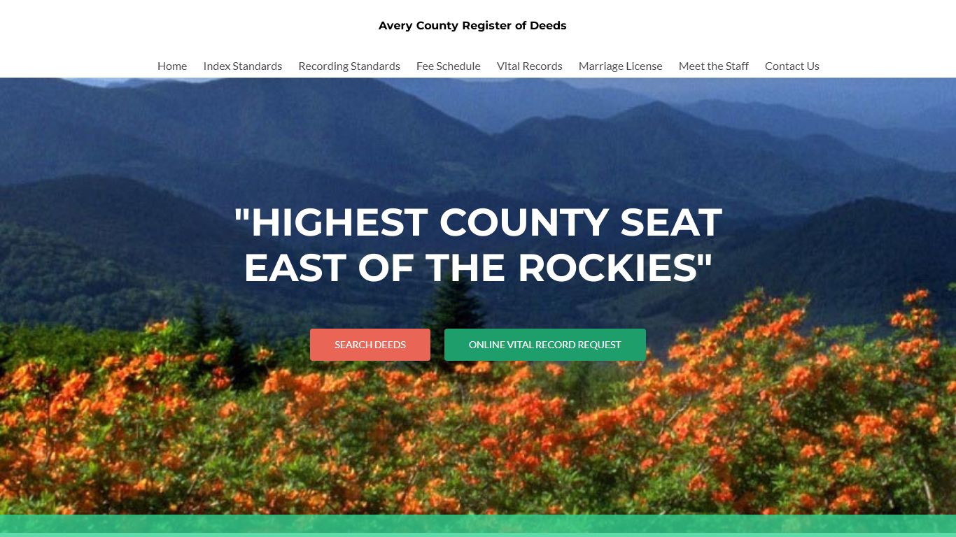 Avery County Register of Deeds